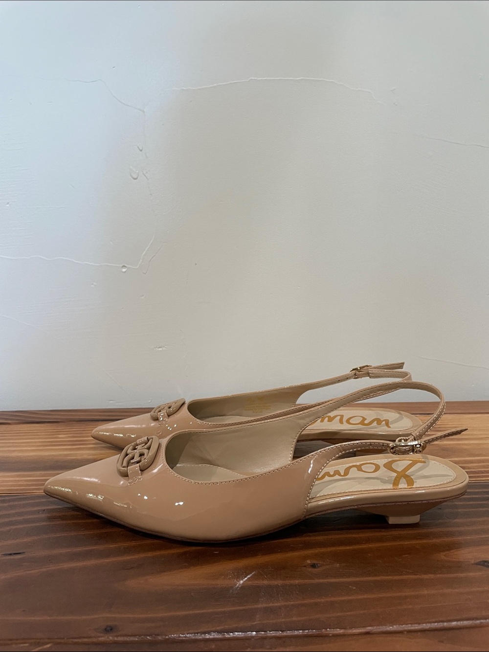 Sam Edelman Women's Aggie Pump Kitten Heels In Sienna Tan Size 7.5 NWOT - Picture 7 of 13
